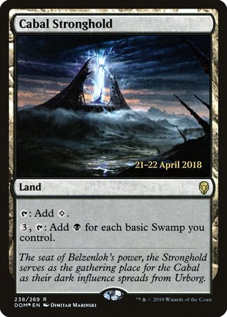 Cabal Stronghold [Dominaria Promos] | Cracking-Singles