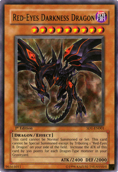 Red-Eyes Darkness Dragon [SD1-EN001] Ultra Rare | Cracking-Singles