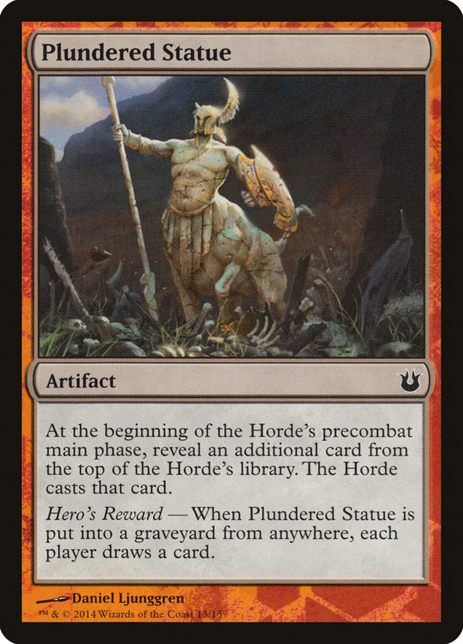 Plundered Statue [Hero's Path Promos] | Cracking-Singles