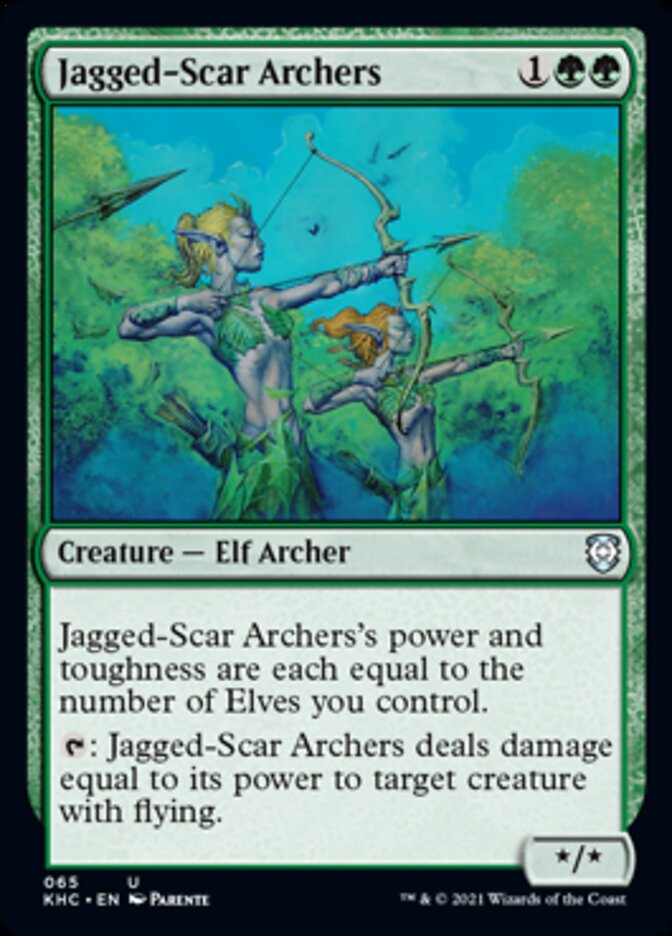 Jagged-Scar Archers [Kaldheim Commander] | Cracking-Singles