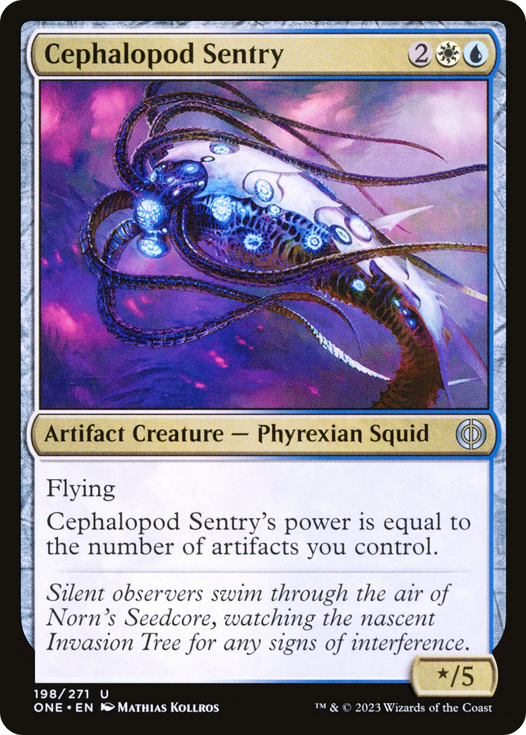 Cephalopod Sentry [Phyrexia: All Will Be One] | Cracking-Singles