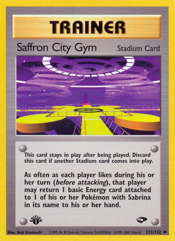 Saffron City Gym (122/132) [Gym Challenge 1st Edition] | Cracking-Singles