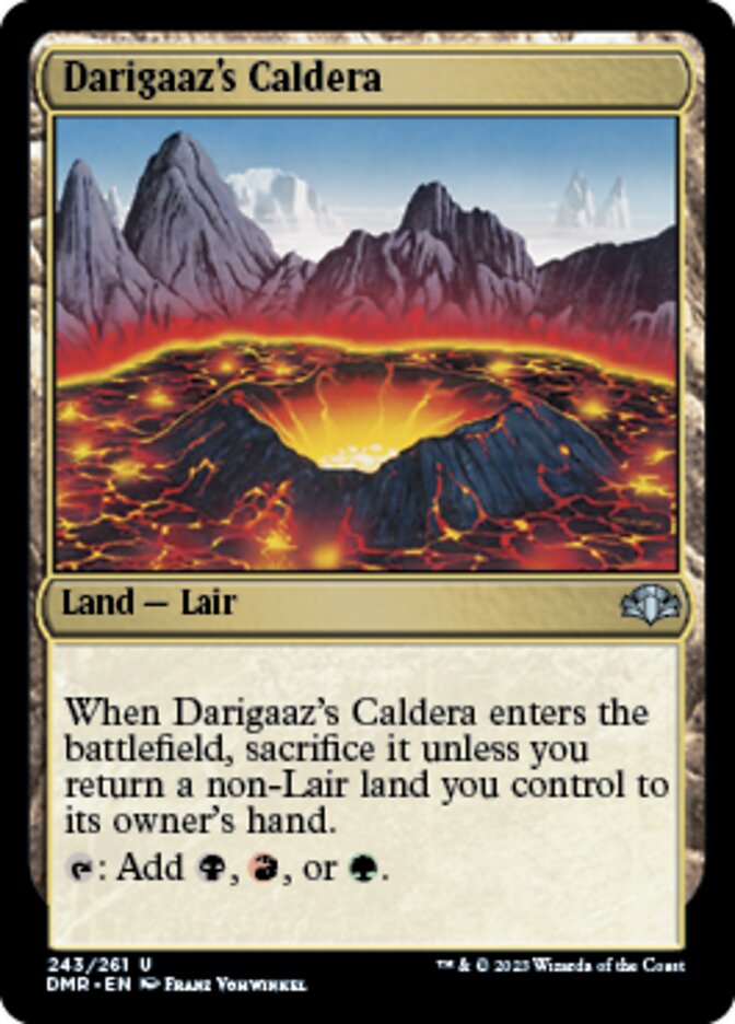 Darigaaz's Caldera [Dominaria Remastered] | Cracking-Singles