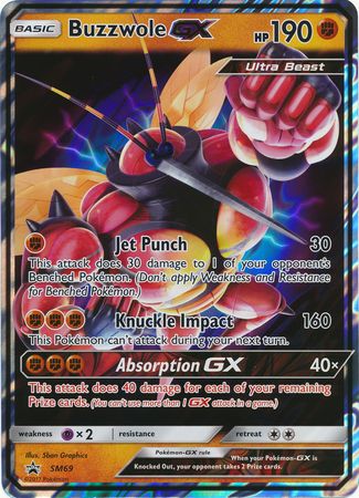 Buzzwole GX (SM69) (Jumbo Card) [Sun & Moon: Black Star Promos] | Cracking-Singles