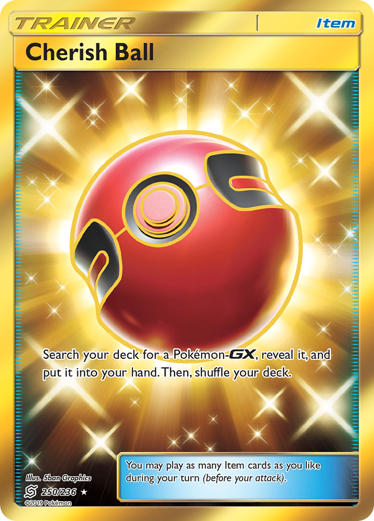 Cherish Ball (250/236) [Sun & Moon: Unified Minds] | Cracking-Singles