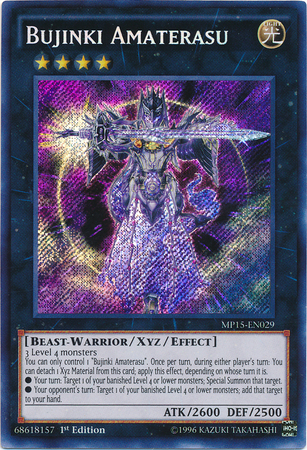 Bujinki Amaterasu [MP15-EN029] Secret Rare | Cracking-Singles