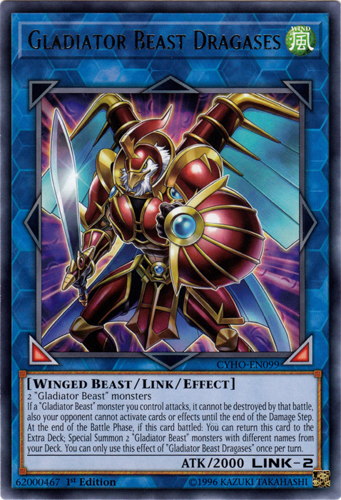 Gladiator Beast Dragases [CYHO-EN099] Rare | Cracking-Singles