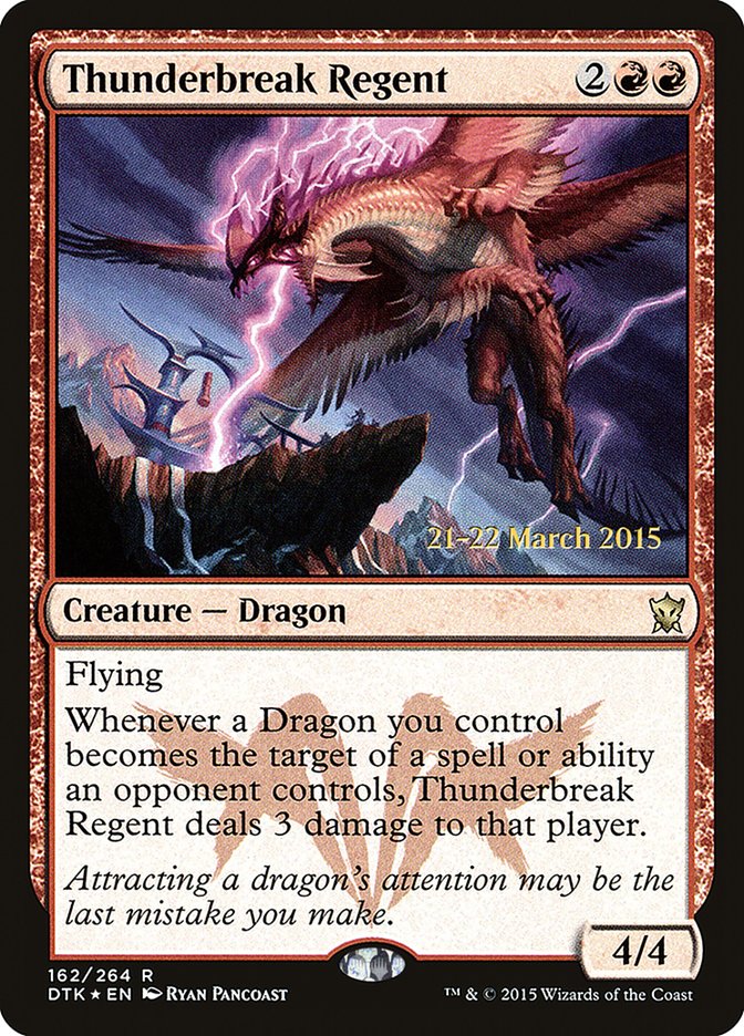 Thunderbreak Regent  [Dragons of Tarkir Prerelease Promos] | Cracking-Singles