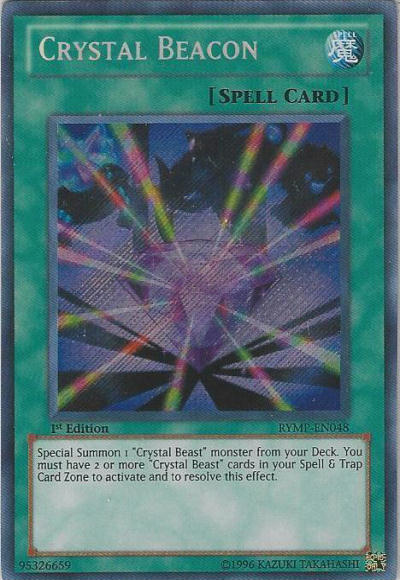 Crystal Beacon [RYMP-EN048] Secret Rare | Cracking-Singles