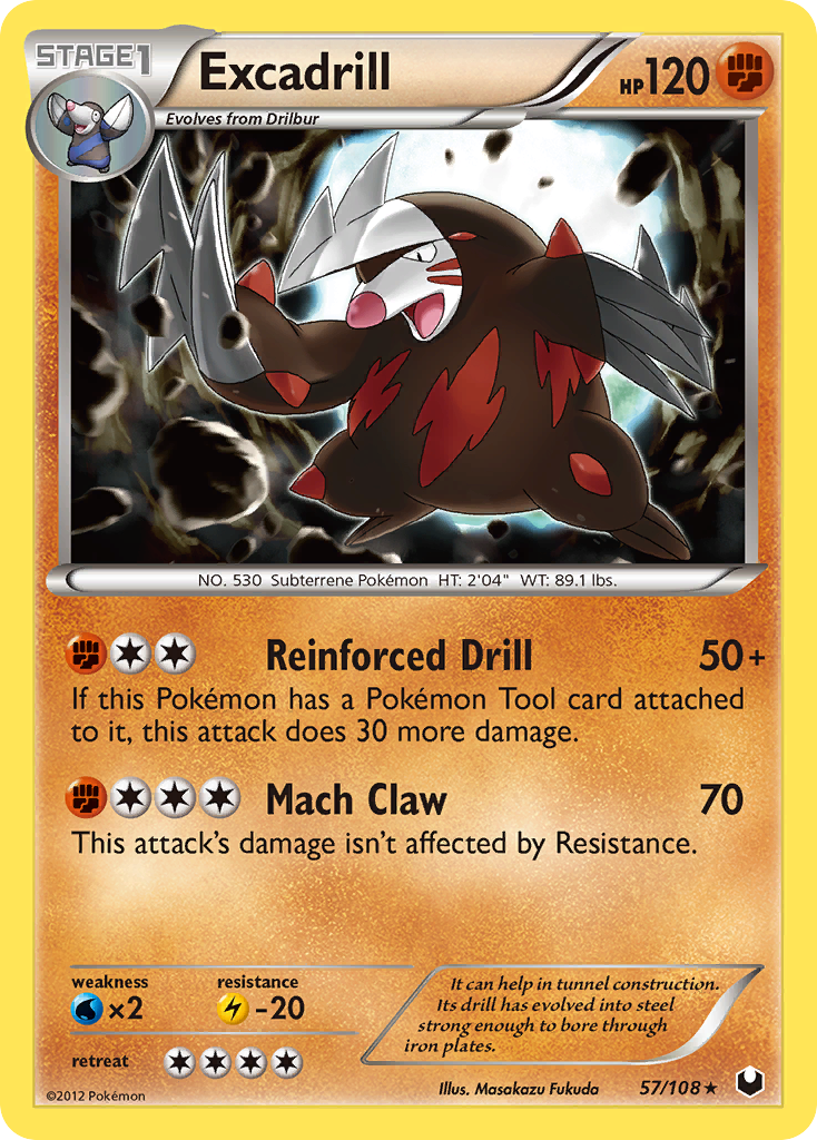 Excadrill (57/108) [Black & White: Dark Explorers] | Cracking-Singles