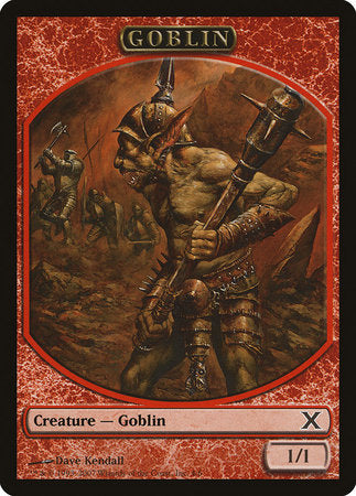 Goblin Token [Tenth Edition Tokens] | Cracking-Singles