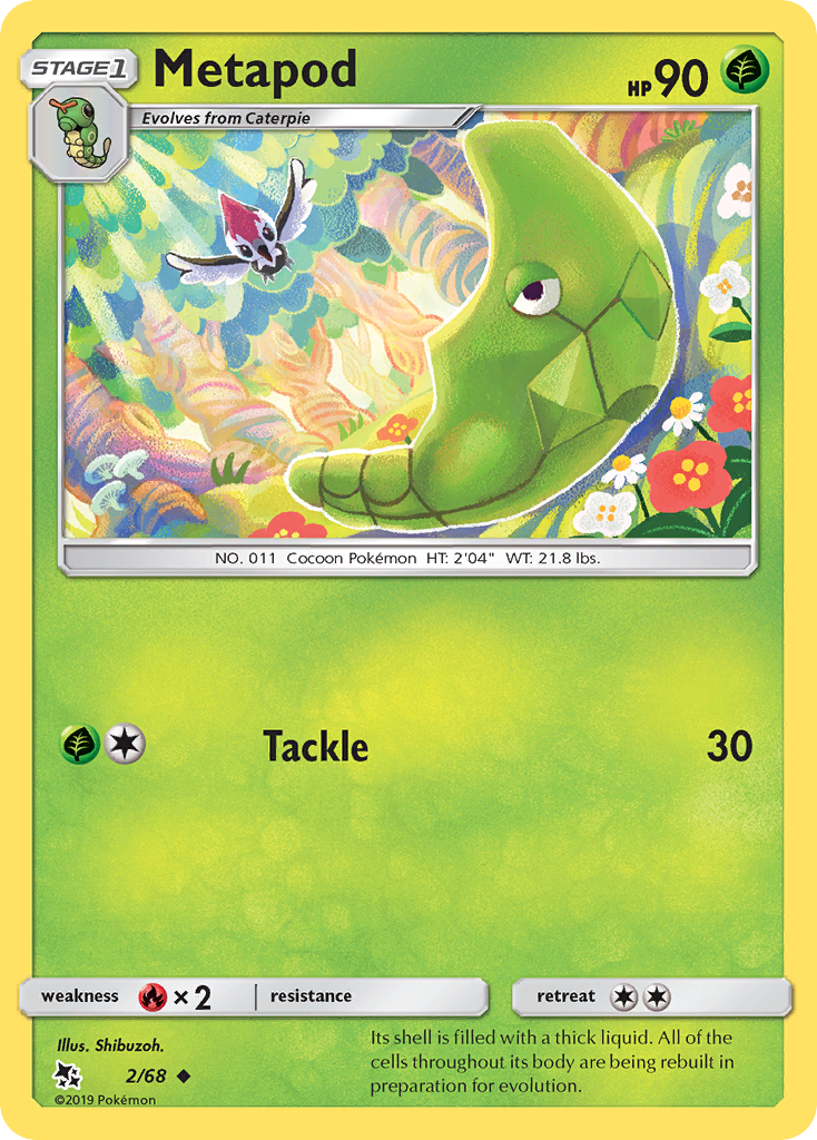 Metapod (2/68) [Sun & Moon: Hidden Fates] | Cracking-Singles