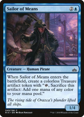 Sailor of Means [Rivals of Ixalan] | Cracking-Singles