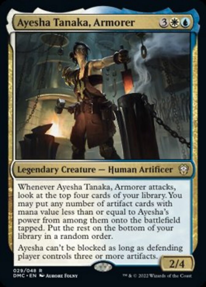 Ayesha Tanaka, Armorer [Dominaria United Commander] | Cracking-Singles