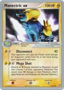 Manectric ex (101/107) (Mewtrick - Jason Klaczynski) [World Championships 2006] | Cracking-Singles