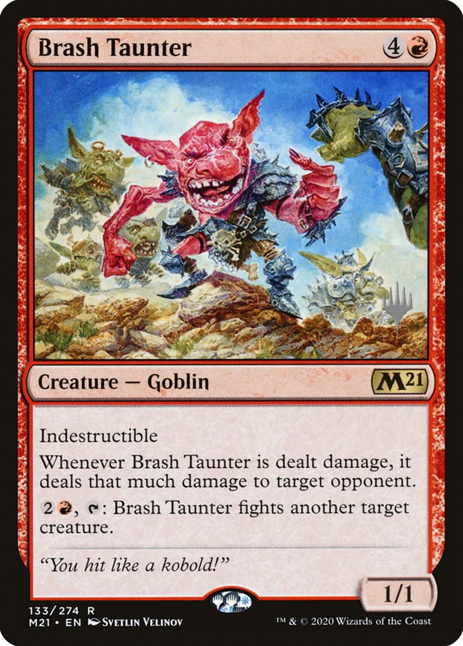 Brash Taunter (Promo Pack) [Core Set 2021 Promos] | Cracking-Singles