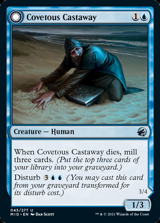 Covetous Castaway // Ghostly Castigator [Innistrad: Midnight Hunt] | Cracking-Singles