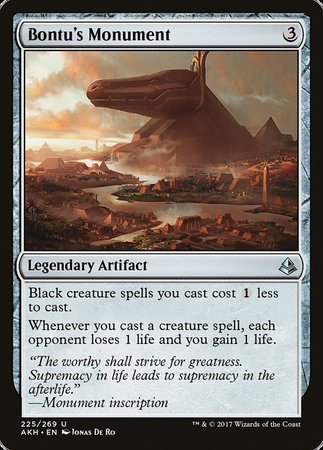 Bontu's Monument [Amonkhet] | Cracking-Singles