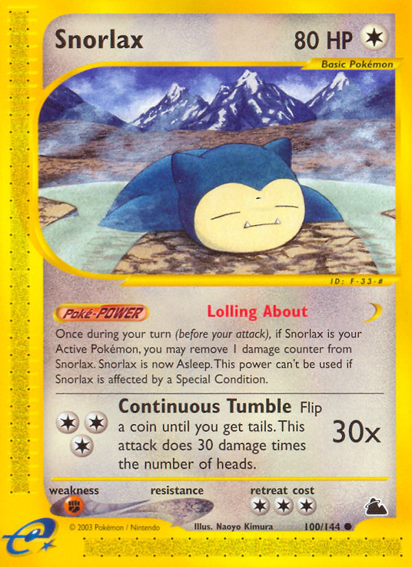 Snorlax (100/144) [Skyridge] | Cracking-Singles