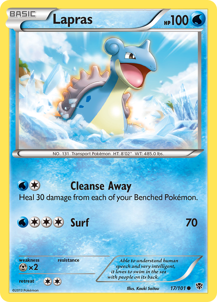 Lapras (17/101) [Black & White: Plasma Blast] | Cracking-Singles