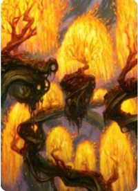 Grove of the Burnwillows Art Card [Zendikar Rising Art Series] | Cracking-Singles