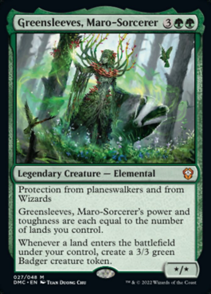 Greensleeves, Maro-Sorcerer [Dominaria United Commander] | Cracking-Singles