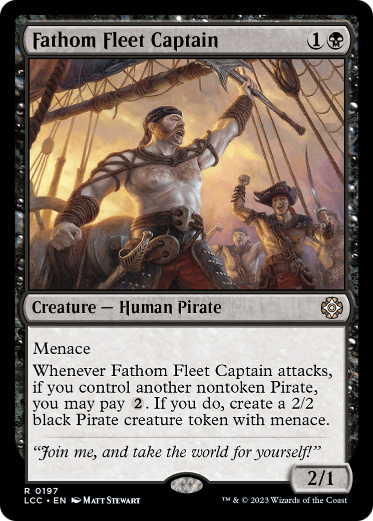 Fathom Fleet Captain [The Lost Caverns of Ixalan Commander] | Cracking-Singles