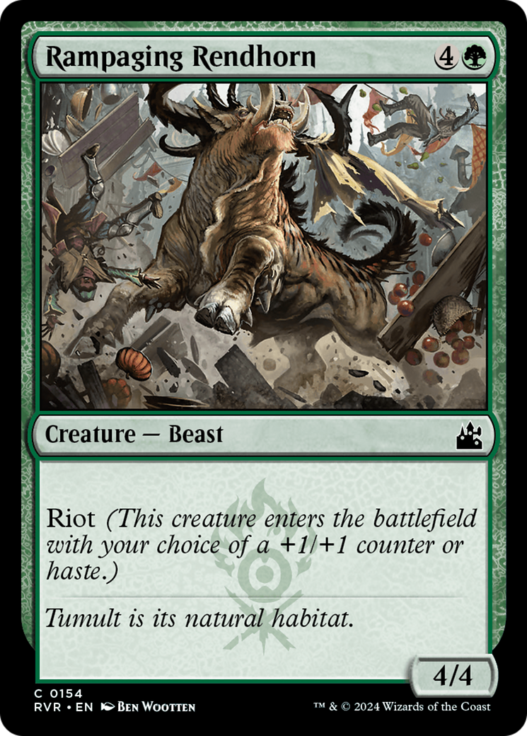 Rampaging Rendhorn [Ravnica Remastered] | Cracking-Singles