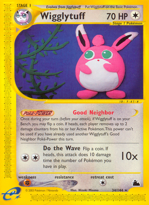 Wigglytuff (34/144) [Skyridge] | Cracking-Singles