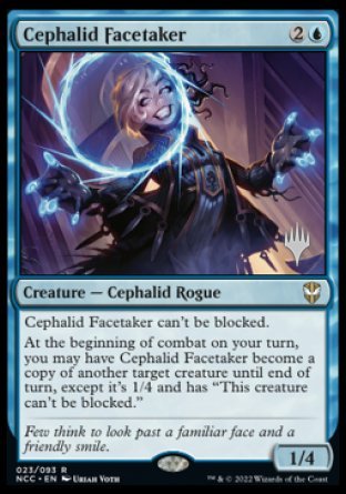 Cephalid Facetaker (Promo Pack) [Streets of New Capenna Commander Promos] | Cracking-Singles