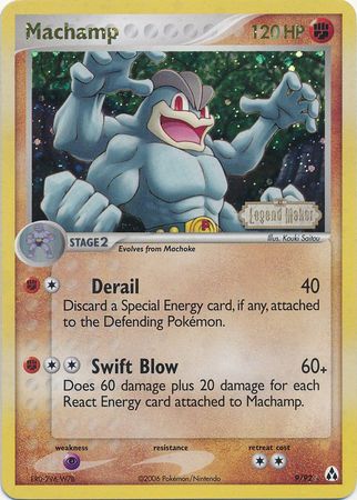 Machamp (9/92) (Stamped) [EX: Legend Maker] | Cracking-Singles