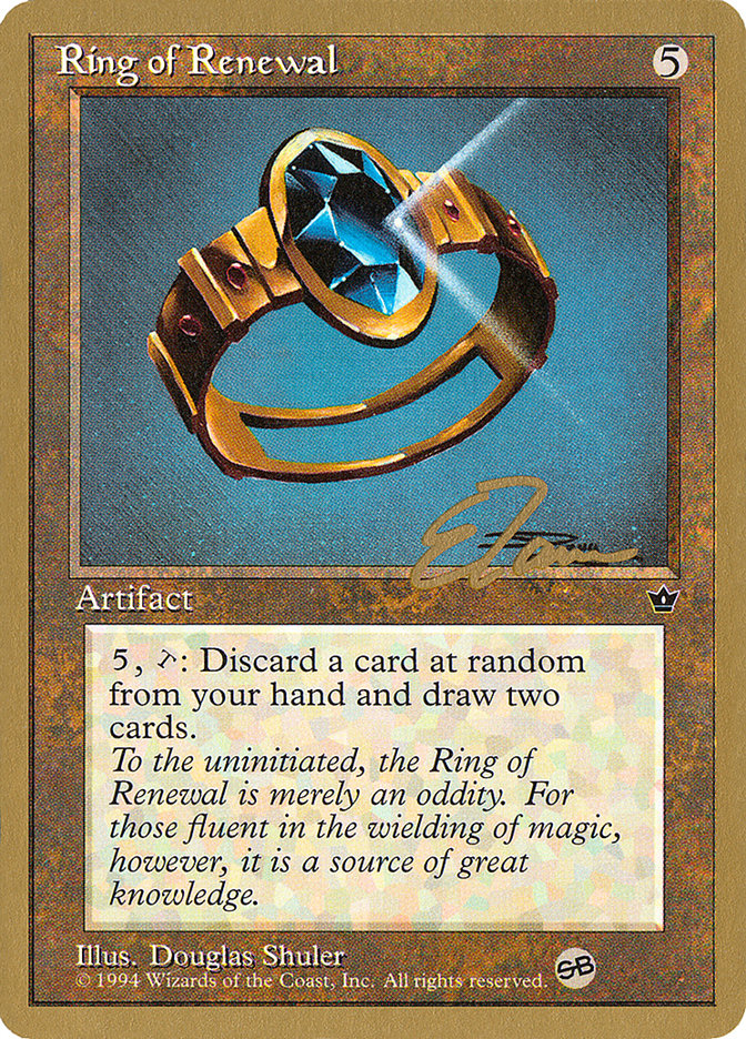 Ring of Renewal (Eric Tam) (SB) [Pro Tour Collector Set] | Cracking-Singles