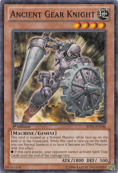 Ancient Gear Knight [BP01-EN146] Starfoil Rare | Cracking-Singles