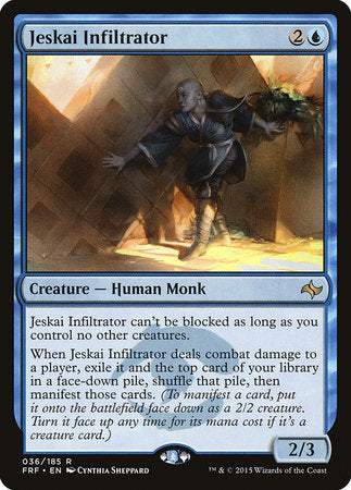 Jeskai Infiltrator [Fate Reforged] | Cracking-Singles