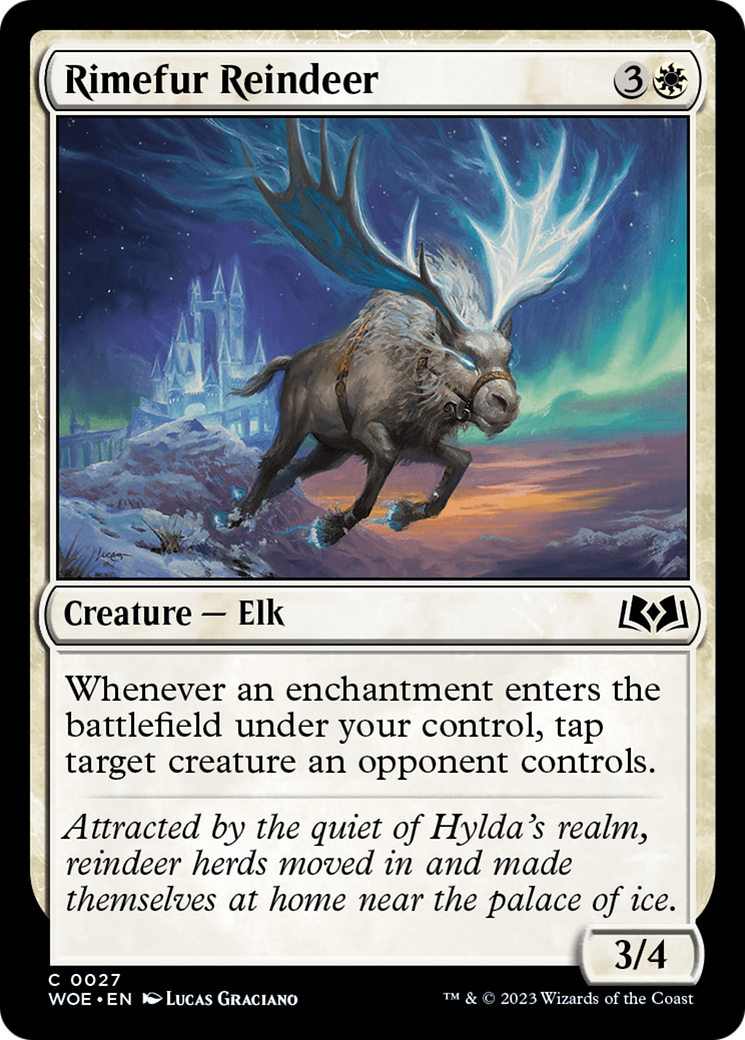 Rimefur Reindeer [Wilds of Eldraine] | Cracking-Singles