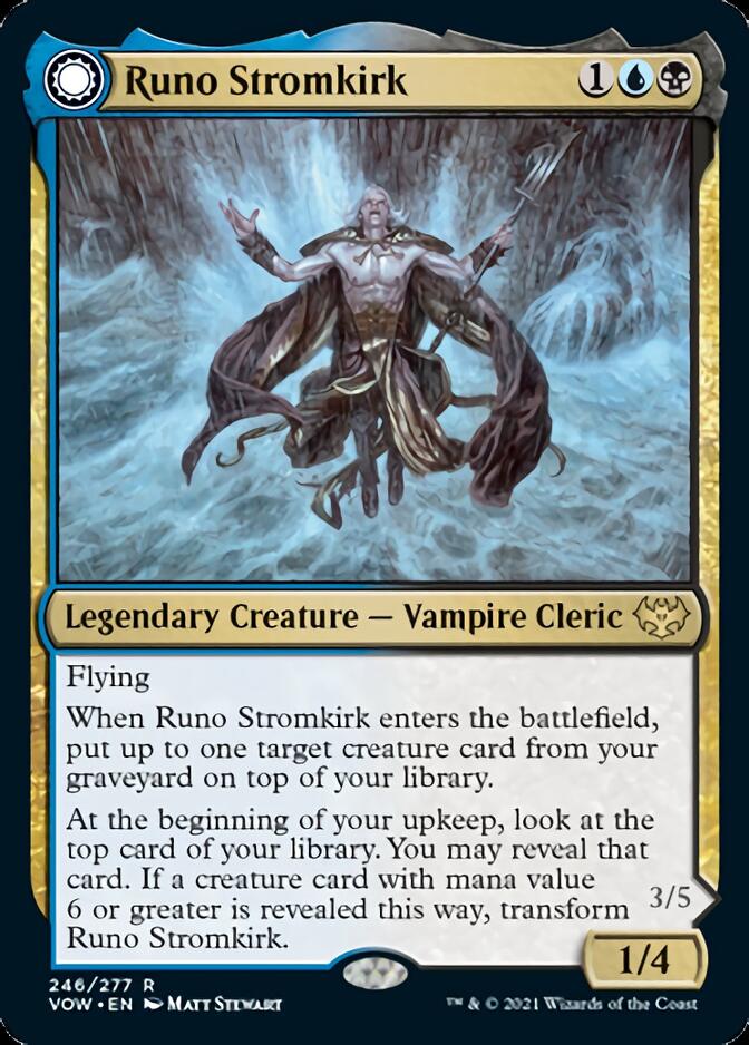 Runo Stromkirk // Krothuss, Lord of the Deep [Innistrad: Crimson Vow] | Cracking-Singles