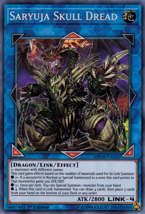 Saryuja Skull Dread [MP18-EN202] Secret Rare | Cracking-Singles