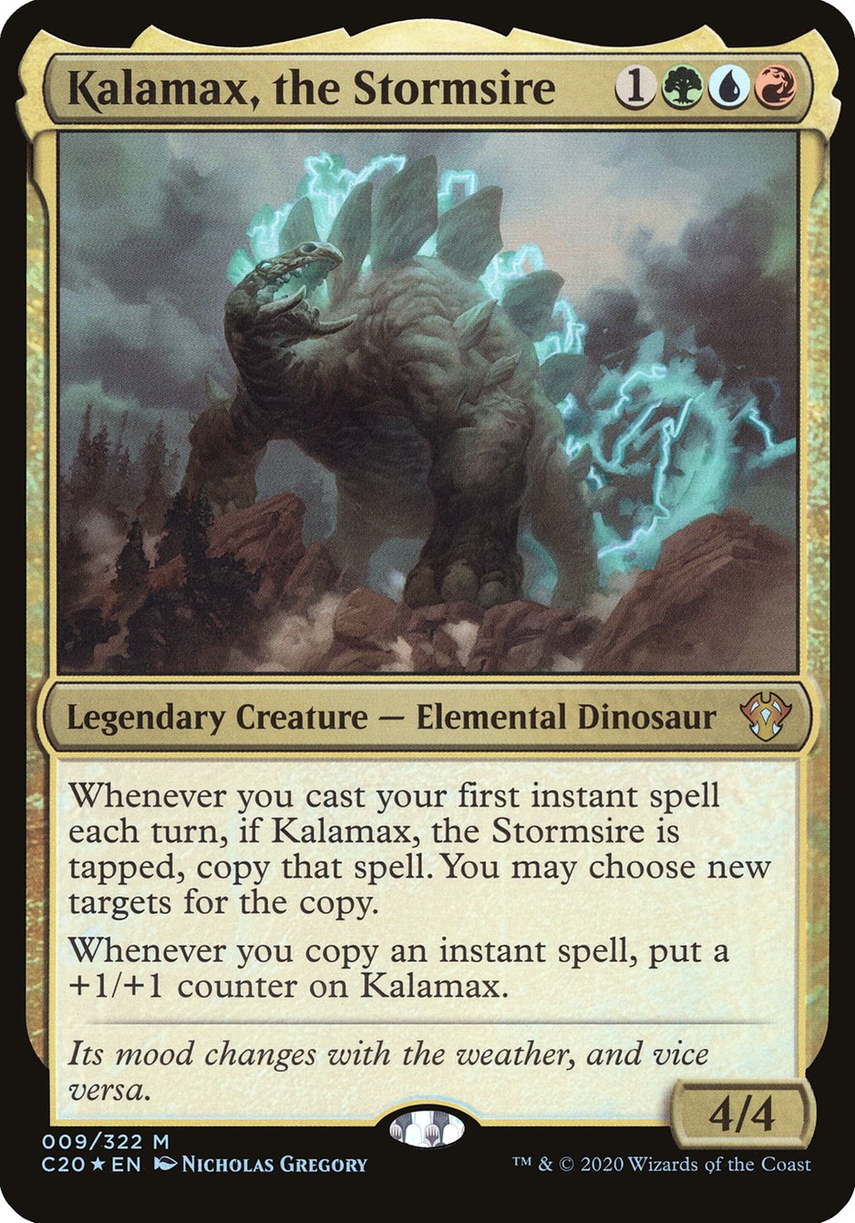 Kalamax, the Stormsire (Commander 2020) [Oversize Cards] | Cracking-Singles