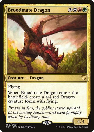 Broodmate Dragon [Commander 2017] | Cracking-Singles