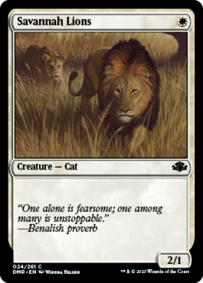 Savannah Lions [Dominaria Remastered] | Cracking-Singles