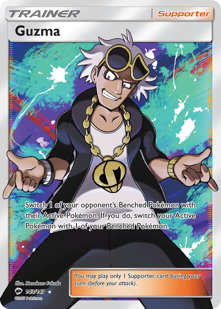 Guzma (143/147) [Sun & Moon: Burning Shadows] | Cracking-Singles