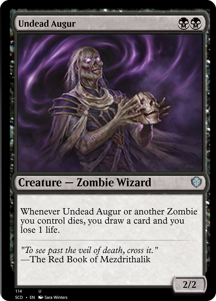 Undead Augur [Starter Commander Decks] | Cracking-Singles