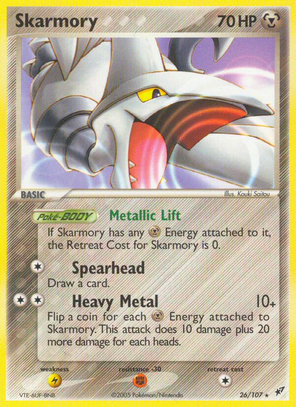 Skarmory (26/107) [EX: Deoxys] | Cracking-Singles