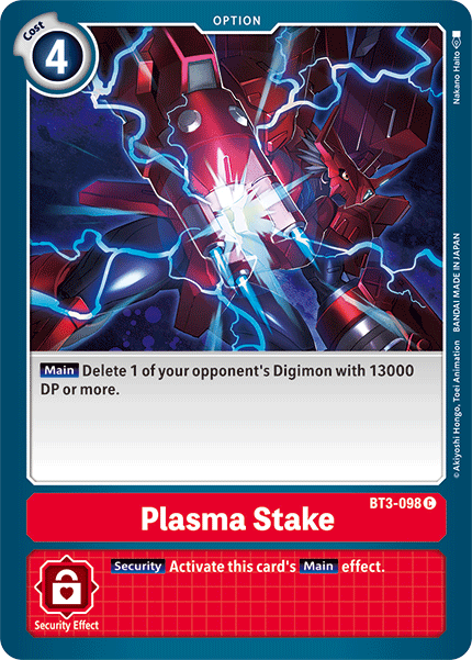 Plasma Stake [BT3-098] [Release Special Booster Ver.1.5] | Cracking-Singles