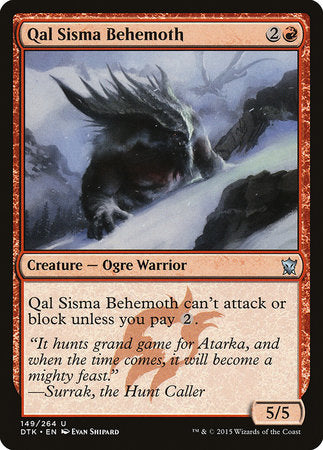 Qal Sisma Behemoth [Dragons of Tarkir] | Cracking-Singles