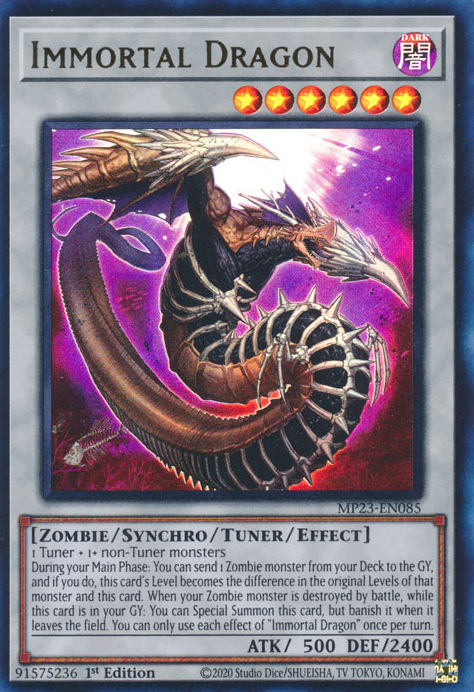 Immortal Dragon [MP23-EN085] Ultra Rare | Cracking-Singles