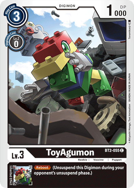 ToyAgumon [BT2-055] [Release Special Booster Ver.1.0] | Cracking-Singles