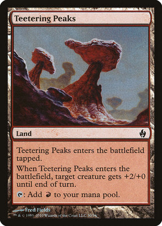 Teetering Peaks [Premium Deck Series: Fire and Lightning] | Cracking-Singles