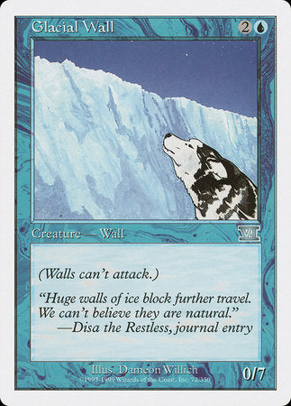 Glacial Wall [Classic Sixth Edition] | Cracking-Singles