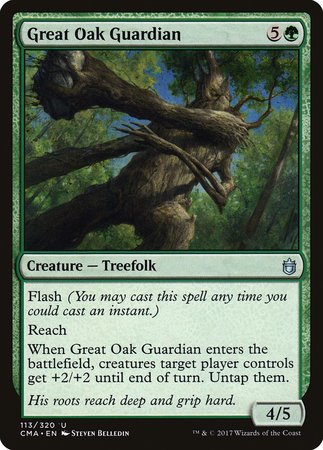 Great Oak Guardian [Commander Anthology] | Cracking-Singles